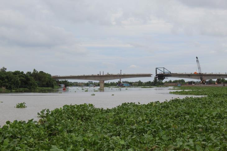 Cầu An Phước (thị xã Trảng Bàng) sẽ được hợp long vào cuối tháng 11.2021