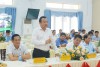 Phó Bí thư Thường trực Tỉnh uỷ Phạm Hùng Thái phát biểu tại buổi họp mặt.