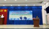 Bà Nguyễn Thị Hồng - PCT. UBND xã phát biểu trong buổi lễ phát động