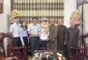 Phó Bí thư Thường trực Thị ủy Hồ Văn Hồng thăm, chúc Tết tại Chùa Phước Thành (phường An Tịnh).