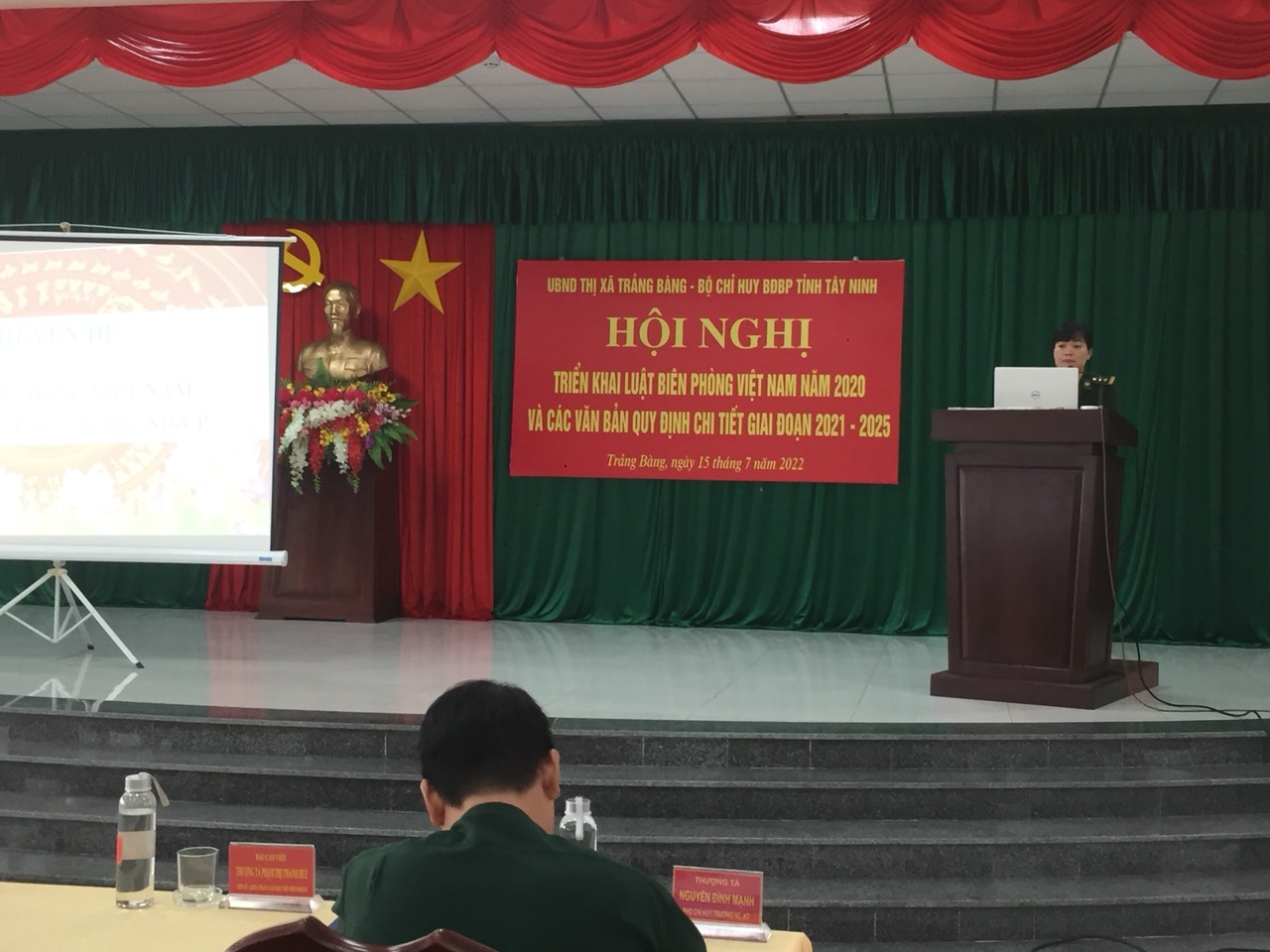 Trảng Bàng tổ chức Hội nghị triển khai Luật Biên phòng Việt Nam năm 2020 và các văn bản quy định chi tiết giai đoạn 2021 - 2025