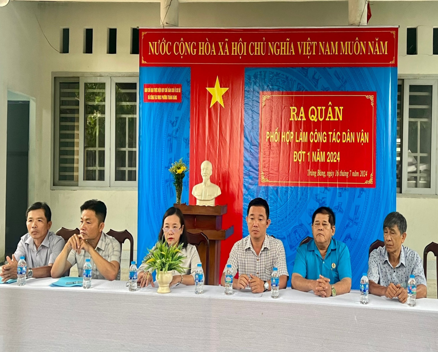 Phường Trảng Bàng: Ra quân phối hợp làm công tác dân vận đợt I/2024 tại khu phố Gia Huỳnh