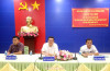 Ông Hồ Văn Hồng - Phó Bí thư Thường trực Thị uỷ, Chủ tịch HĐND thị xã Trảng Bàng chủ trì hội nghị.