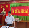 Đ/c Trần Minh Tâm – Phó chủ tịch Ủy ban nhân dân thị xã Trảng Bàng chủ trì Hội nghị