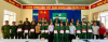 Đ/c Võ Văn Dũng- Tỉnh ủy viên, Bí thư Thị ủy Trảng Bàng trao tặng tân binh lên đường nhập ngũ
